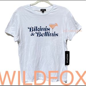 WILDFOX Bikinis & Bellinis Graphic T shirt size M